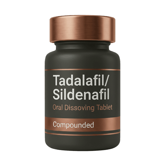 Compounded tadalafil and sildenafil oral dissolving tablets